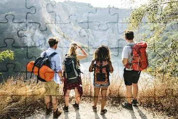 Backpackers jigsaw puzzle