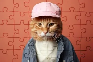 The AI Cat Portrait jigsaw puzzle