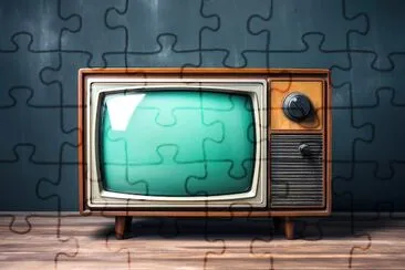 Old TV Set jigsaw puzzle