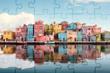 Houses Architecture Waterfront jigsaw puzzle