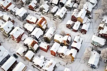 Snowy Houses jigsaw puzzle