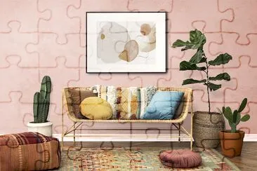 Bohemian Living Room jigsaw puzzle