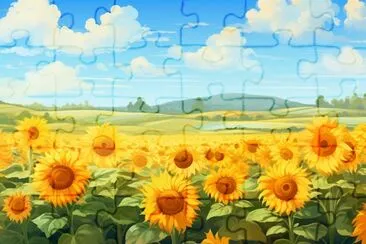 Sunny Sunflower jigsaw puzzle