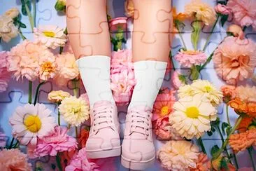 Pink Sneakers jigsaw puzzle