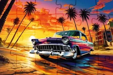 Lowrider Vehicle Art jigsaw puzzle