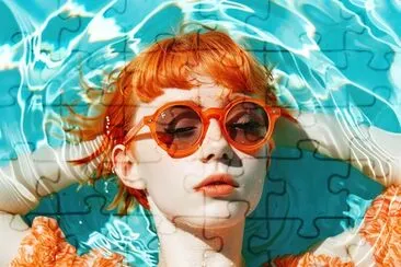 The Orange Girl jigsaw puzzle