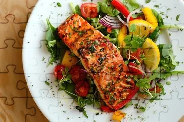 Grilled Salmon jigsaw puzzle