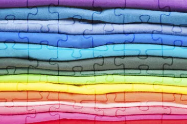 Pack of Fabrics in all colors jigsaw puzzle