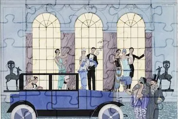 Au Revoir (1920) George Barbier jigsaw puzzle