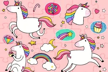 I Love Unicorns jigsaw puzzle