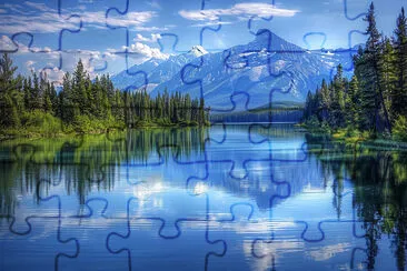 Serene Mountain Lake jigsaw puzzle