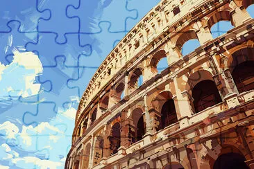 Colosseum in Ancient Rome jigsaw puzzle