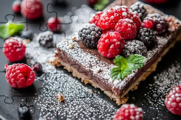 Elegant Dessert Presentation jigsaw puzzle