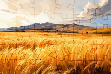 Golden Wheat Field jigsaw puzzle