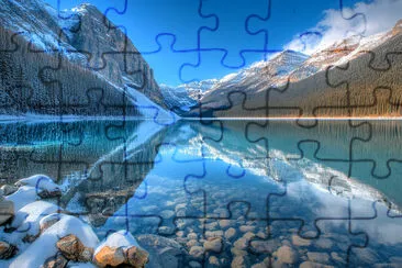 Serene Alpine Lake jigsaw puzzle