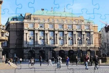 The Faculty of Arts building at Charles University jigsaw puzzle