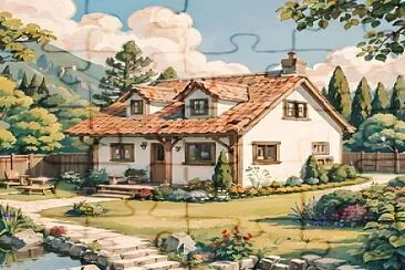 Country house jigsaw puzzle