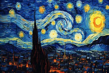 ARTE DE LA NOCHE ESTRELLADA