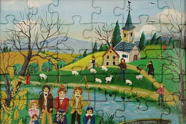 Charlotte Julian paysage jigsaw puzzle