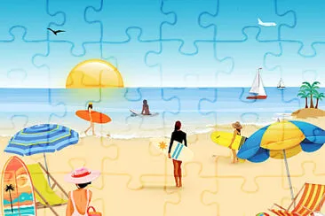 Plage jigsaw puzzle