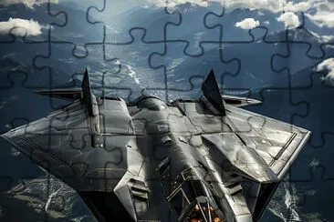 Future Aircraft Fighter jigsaw puzzle