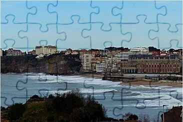 Biarritz la Grande Plage jigsaw puzzle