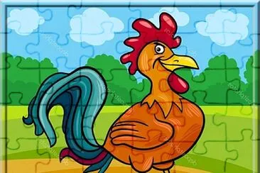 Coq jigsaw puzzle