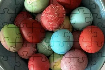 Colourful Easter Eggs jigsaw puzzle