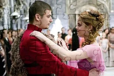 Viktor Krum y Hermione Granger