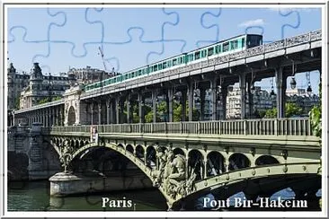 Pont Bir-Hakeim / Paris jigsaw puzzle