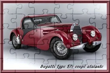 Bugatti type 57c coupé atalante jigsaw puzzle