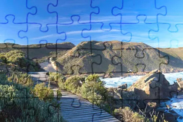 Camino entre las rocas jigsaw puzzle