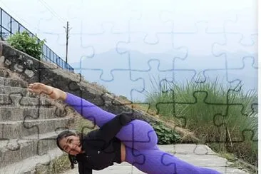 Yoga jigsaw puzzle