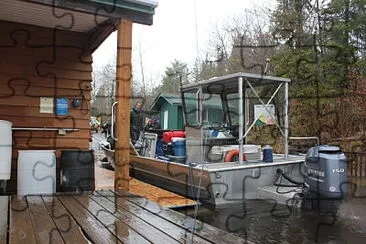 On he French River. Pier