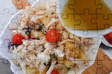 a jigsaw puzzle