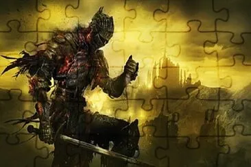 quebra cabeça dark sols jigsaw puzzle