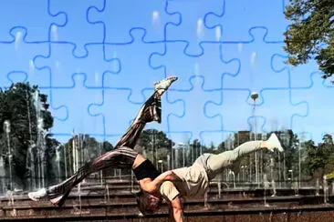 Yoga jigsaw puzzle