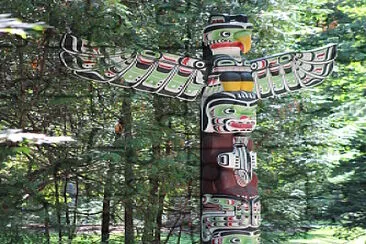 Totem pole jigsaw puzzle