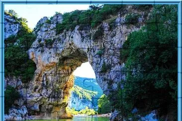 Pont d 'Arc (Ardèche) jigsaw puzzle