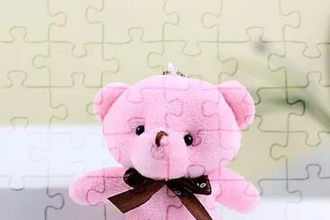 Pink Teddy jigsaw puzzle