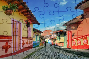 casas coloridas jigsaw puzzle