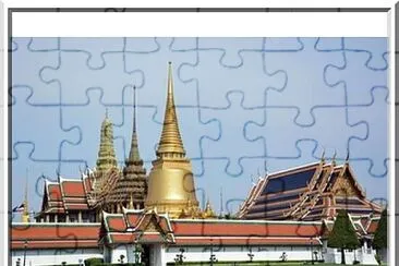 Temple du Bouddha d 'émeraude Thaïlande) jigsaw puzzle