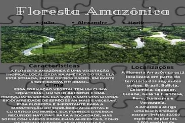 Floresta Amazônica jigsaw puzzle