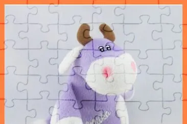 Doudou Vache Milka jigsaw puzzle