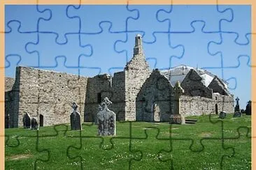 Monastère de Clonmacnoise (Irlande) jigsaw puzzle