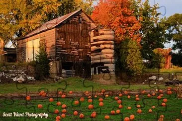 My favorite barn jigsaw puzzle