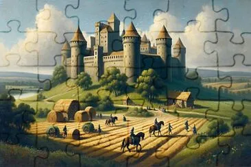 Castelo feudal jigsaw puzzle