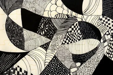 Geometric Zentangle Art jigsaw puzzle