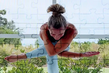 Yoga jigsaw puzzle