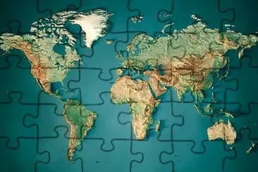 خريطة العالم jigsaw puzzle